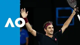 ROGER FEDERER VS JOHN MILLMAN AO TENNIS 2 HIGHLIGHTS
