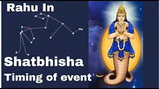 Rahu- Nakshtra Aspects & Timing Of Event 
