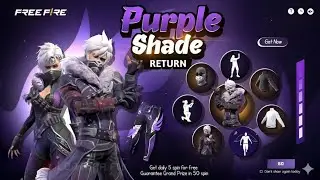 ১০০% PURPLE SHADE বান্ডিল রিটার্ন আসছে | Purple Shade Bundle Return Event Free Fire 