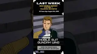Gundam Wing E18 Martyr #anime #action #retro #nostalgia #shorts #scifi #robot #toonami