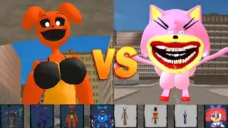 DOGDAY POPPY PLAYTIME VS SONIC WOMEN EATERS IN PLAYGROUND MOD (Garry&rsquo;s Mod)