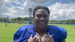 Kentucky Wildcats OL Jalen Farmer - Aug. 5 Practice 