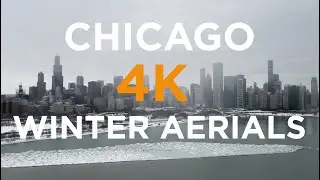Chicago - 4K Wintertime Aerial Screensaver