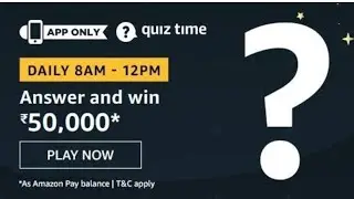 Amazon Quiz Answers Today | Win 50000 Amazon Pay Balance | 20 April 2020
