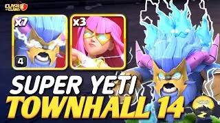 BEST Townhall 14 Super YETI Attack 🔥 Super ARCHER BLIMP (TH14 Strategy) 