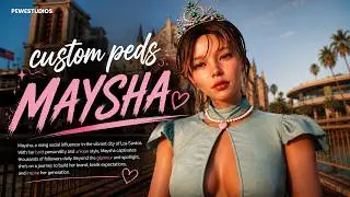 Maysha [ADD ON CUSTOM PED FIVEM] - Pewe Peds Studios
