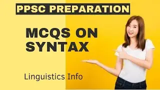 MCQS ON SYNTAX