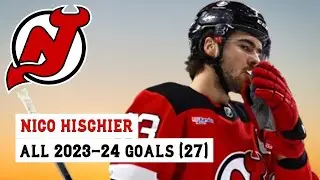 Nico Hischier (#13) All 27 Goals of the 2023-24 NHL Season