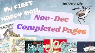 Happy Mail Rare book, November-December completed pages