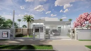 Projeto de Casa com 3 quartos em terreno 12x17 - 144m2 - Projeto S&atilde;o Jos&eacute;