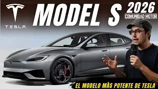 OFICIAL TESLA MODEL S PLAID 2026 | LA BERLINA EL&Eacute;CTRICA M&Aacute;S EXTREMA #tesla #models