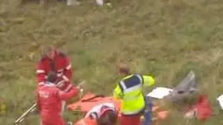 Petter Solberg crash in Germany 2004