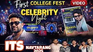 FIRST COLLEGE FEST (ITS COLLEGE MOHAN NAGAR) FULL MASTI VLOG 😎 NAVTARANG 2025.....!!🍾🎓