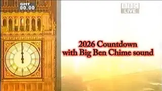 (First video of 2026) European 2026 Countdown with Big Ben Chime sound
