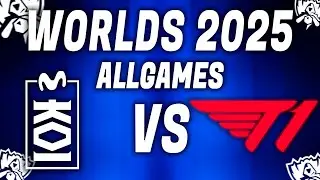 MOVISTAR KOI VS T1 ALLGAMES HIGHLIGHTS WORLDS 2025 - LEAGUE OF LEGENDS - SUIZO