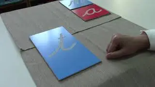 Montessori Sandpaper Letters presentation and 3 period name lesson