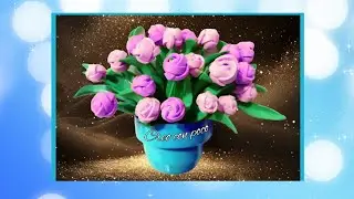 FAI DA TE GUARDA ROSE FACILI IDEA REGALO FESTA DELLA MAMMA SAN VALENTINO MATERIALI RICICLO GOMMA EVA