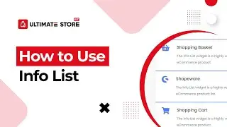 How to Use Info List Widget by Ultimate Store Kit in Elementor | BdThemes