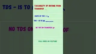 Taxability of VDA - Virtual Digital Asset - TDS u/s 194S