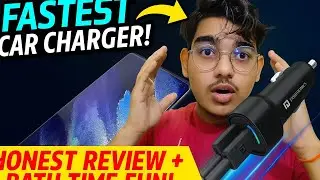 Real Experience with Portronics 80W Fast Car Charger ⚡ | Honest Review #dailyvlog #review