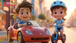 ചുറ്റി സഞ്ചരിക്കുന്ന വാഹനങ്ങൾ - Vehicles Song  | Malayalam Nursery Rhymes for Children |Galatta Kids