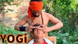 ASMRYOGi Sleeping Pill Relaxing Head Massage Therapy by Yogi to CHUNNY Lal ( Ep-51)