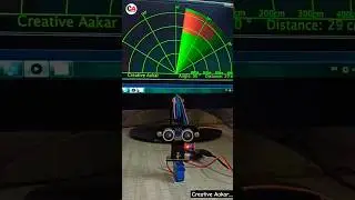 Sonar System Using Arduino #shorts #youtubeshorts #ytshorts