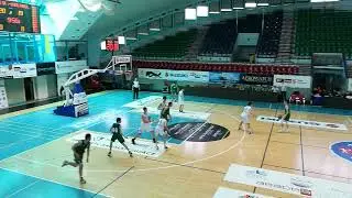 Maks Leniec #0 Highlights 38,7pkt; 11,7zb; 4,3as; 4,0przech; 1,0 bl; EVAL=33,0  ćwierćfinały MMP U15