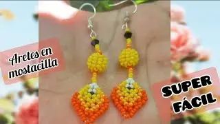 Aretes en mostacilla