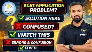 KCET Application Not Submitting? | Errors, Confusion & Fix | KCET 2026 | @Physics_Mestru
