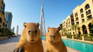 Capybara Visits Dubai