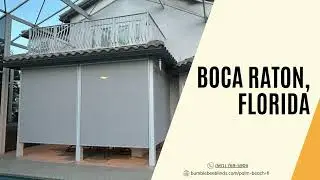 Smart Outdoor Shades in Boca Raton FL 🐝  | Shade & Privacy Made Easy