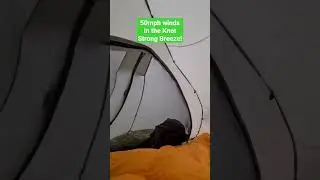 50mph winds in the Knot Strong Breeze Tent.
