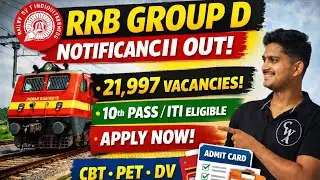 RRB Group D Notification OUT 🔥 | Vacancies | Eligibility | Apply Now | 2026