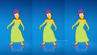 Fortnite Mantra Emote With Marge Simpson Skin Thicc 🍑😍🥵