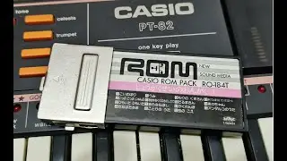 Casio ROM PACK RO-184T【しようがくせいのおんがく】PT-82 Auto Play