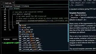 ASMR Coding | Graph Implementation in C++ with DFS & BFS | No Voice, Just Comments