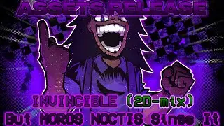 INVINCIBLE (2D-Mix); But MOROS NOCTIS Sings It [FNF COVER 💜]