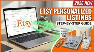 Etsy Personalized Listings Complete Guide 2026 | Custom Orders Setup Tutorial for Beginners !!
