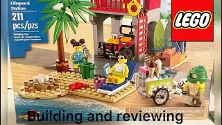 Beach Lifeguard Station Lego City set