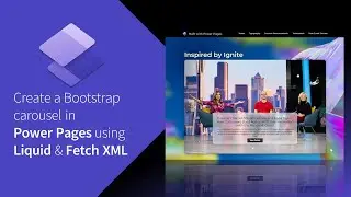 Build a Bootstrap Carousel in Power Pages using Liquid and Fetch XML