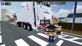 Jadę z fanami śmieciarką za 655 k w pcd w roblox