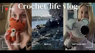 Crochet Challenge ✨ Beach Vibes ✨ Pattern Test ✨ Crochet ✨ Start of Vacation ✨Crochet Vlog Week 3 ✨