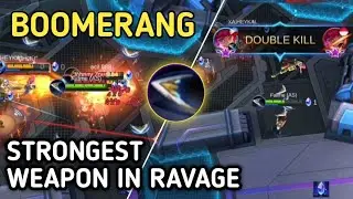 IS BOOMERANG THE BEST WEAPON IN RAVAGE ?? | MOBILE LEGENDS RAVAGE MODE