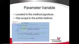 Block, Scope, Attribute, Parameter, Local Variable in Java