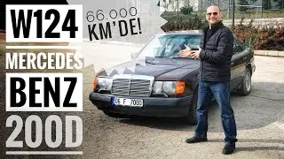KM CİMRİLERİ | 66.000km'deki Mercedes 200D W124 | Bakım, Yıkama ve Test
