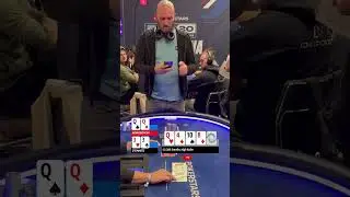 POCKET 3'S VS POCKET QUEENS FOR YOUR TOURNAMENT LIFE! #pokernews #eptbarcelona