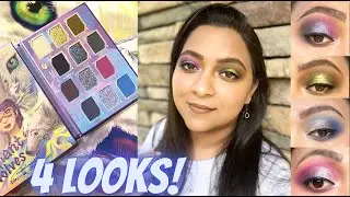 4 LOOKS USING ODENS EYE GIANT WOLVES PALETTE | SMITHY SONY