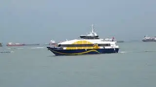 Boats Sailing on the Sea, Labrador Jetty, Singapore