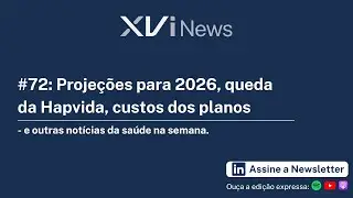 #72: Projeções para 2026, queda da Hapvida, custos dos planos — e outras notícias da saúde na semana